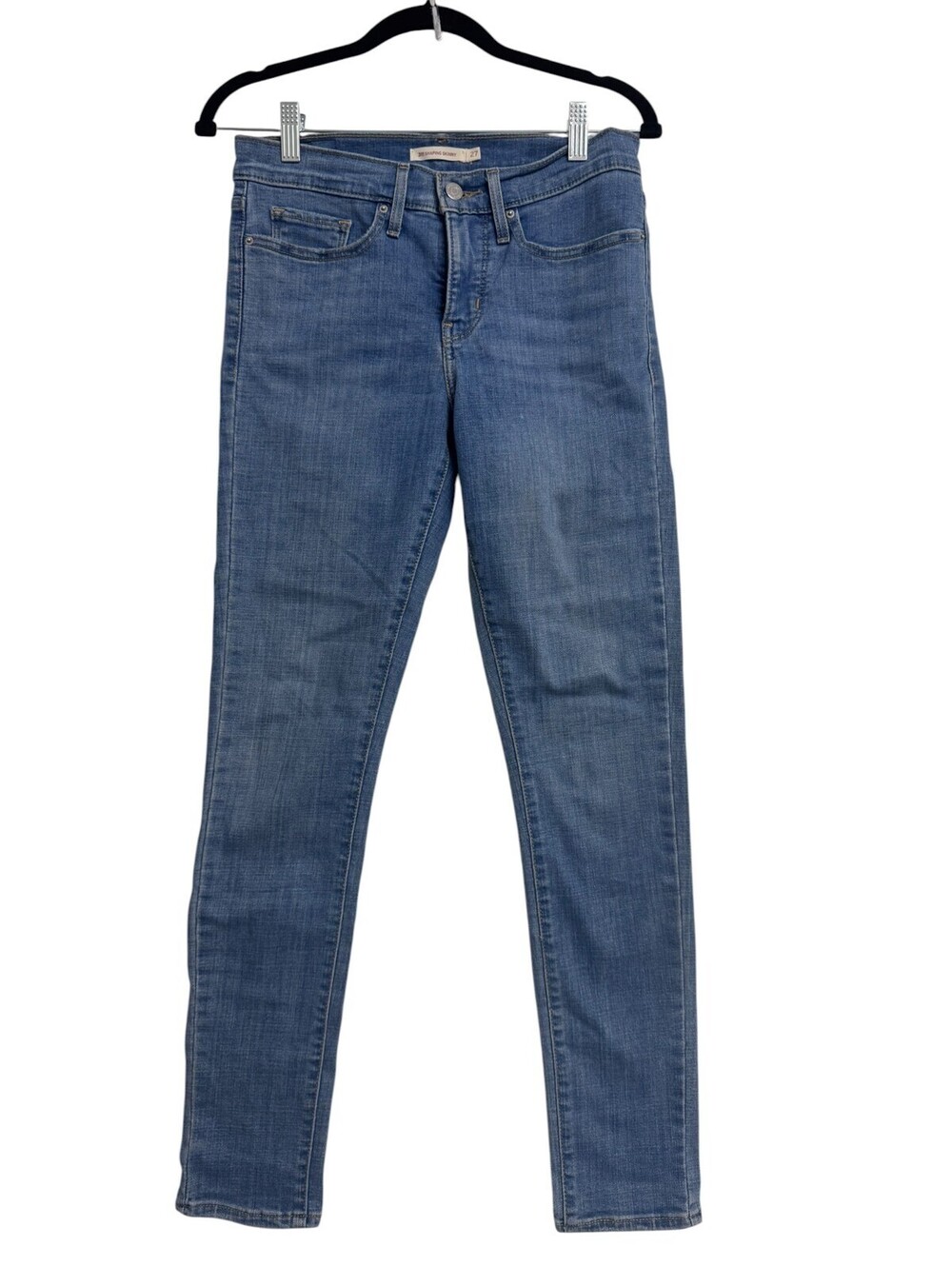 Levi's 311 Shaping Skinny Jeans Women's Size 27 Blue Stretch Denim 28x28